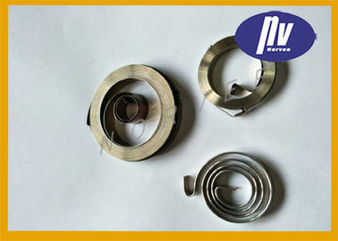 Size Customized White Flat Spiral Spring , Heavy Duty Extension Springs