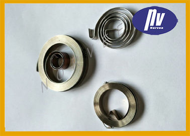 Size Customized White Flat Spiral Spring , Heavy Duty Extension Springs