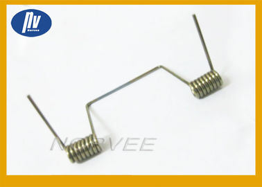 White Nickel Plated Torsion Spiral Spring , Large Compression Springs For Machinery